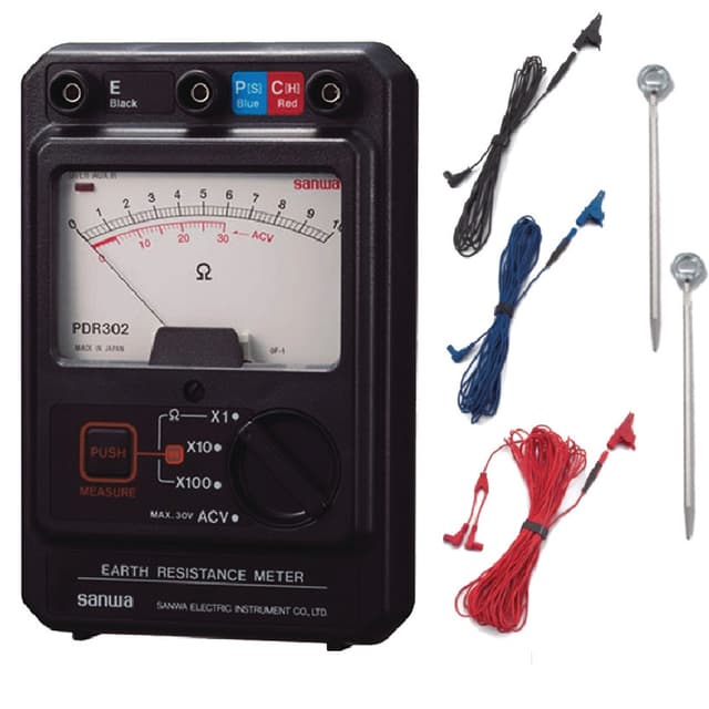 earth-tester-sanwa-pdr302