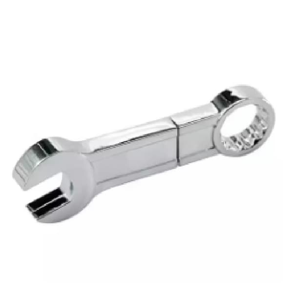 2gb-flash-disk-spanner-shape-silver-in-individual-box