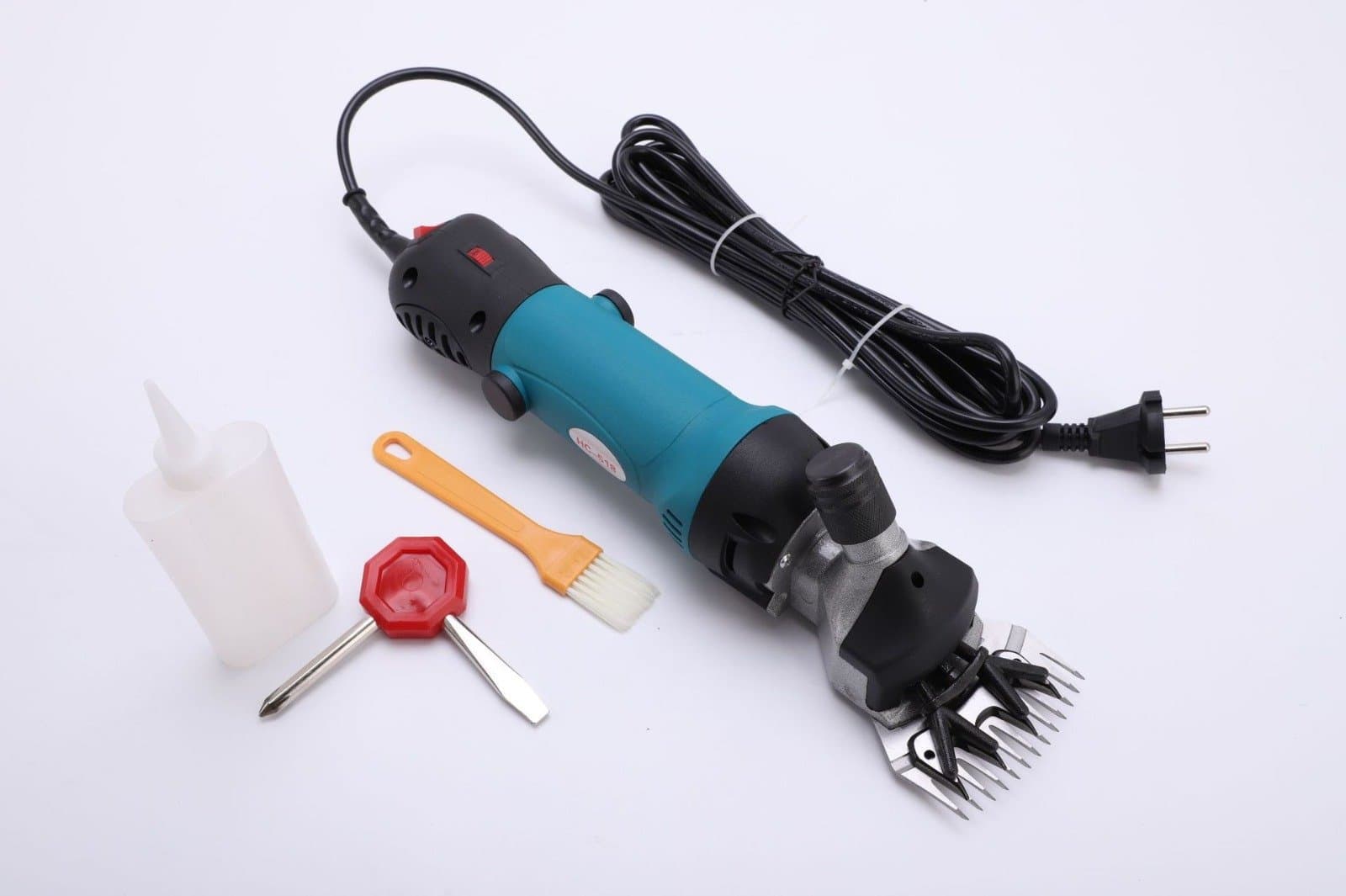 ProShear 500W Electric Sheep Clipper – 6-Speed Adjustable Tension Knob Livestock Grooming Shears with Durable Steel Blades & Maintenance Kit Thumbnail 3