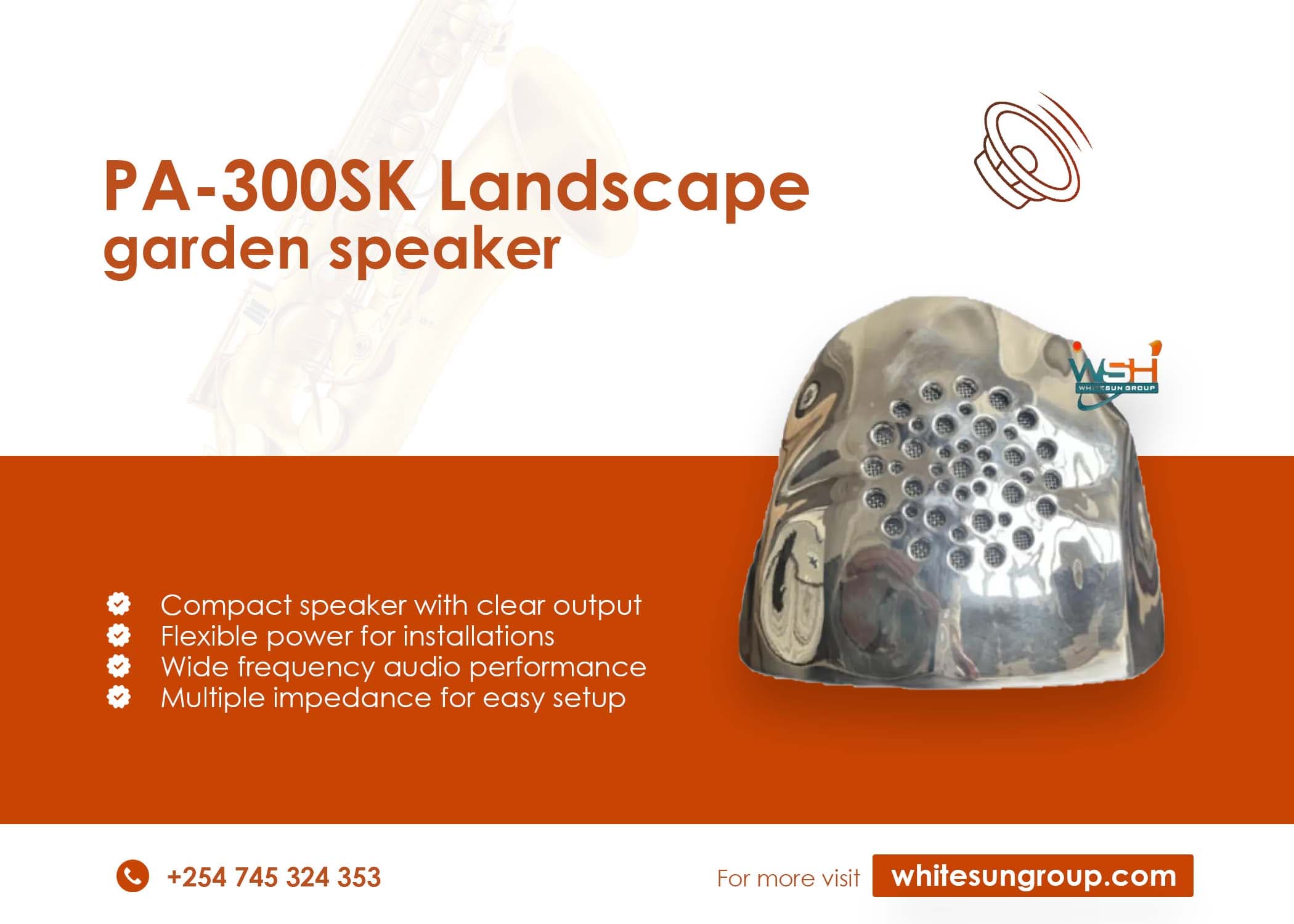PA-300SK Landscape Garden Speaker