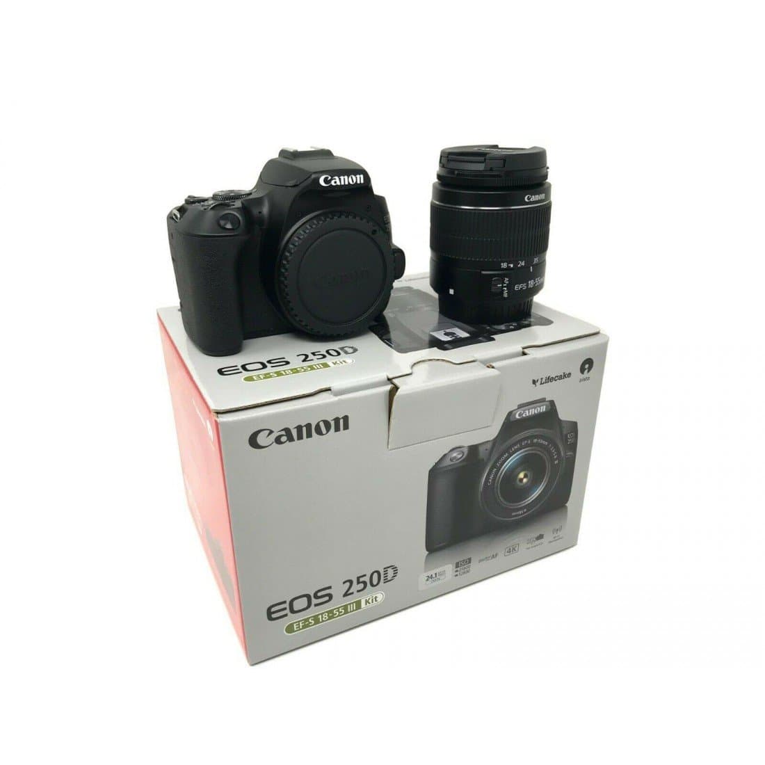 Canon EOS 250D DSLR Camera with EF-S 18-55mm f/3.5-5.6 III Lens Thumbnail 2