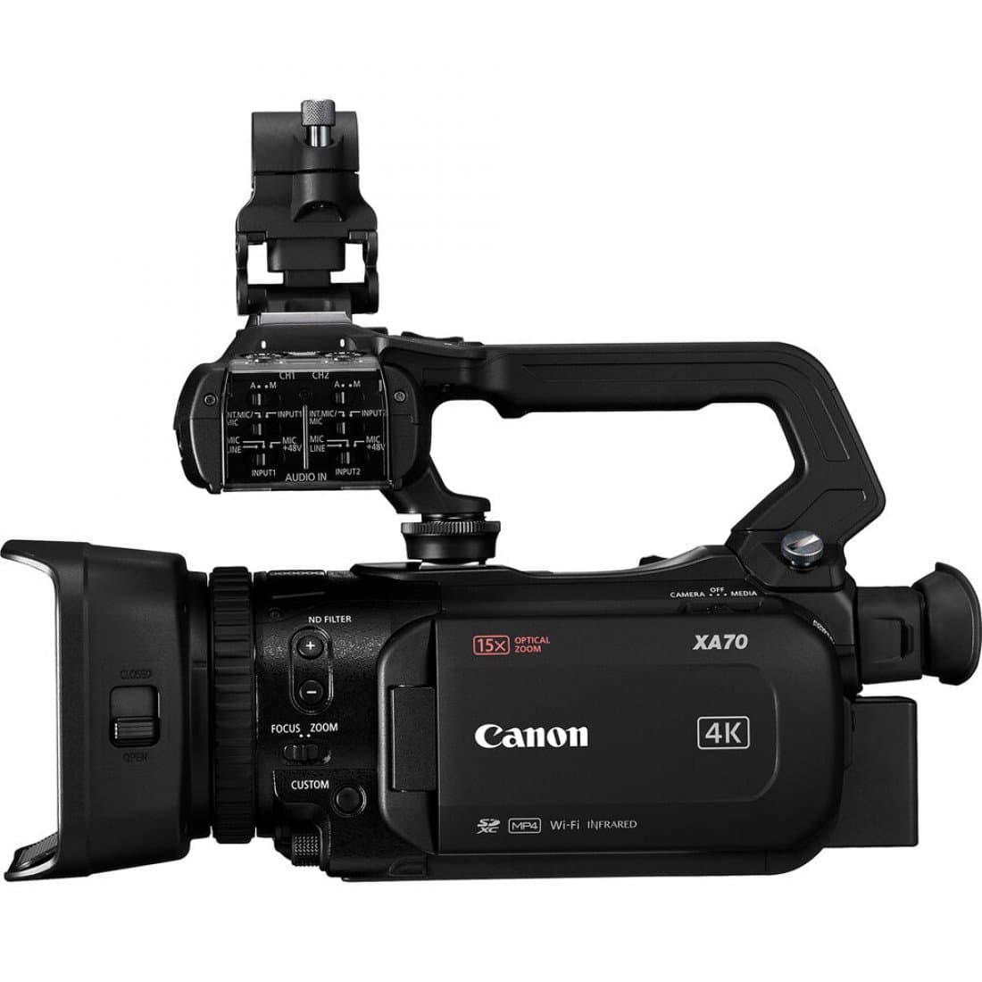 Canon XA70 UHD 4K30 Camcorder with Dual-Pixel Autofocus Thumbnail 2