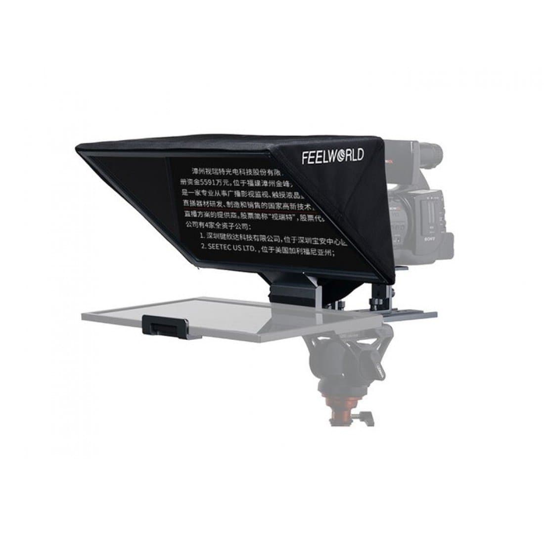 FEELWORLD TP16 16" Portable Teleprompter for Tablets & DSLR Cameras