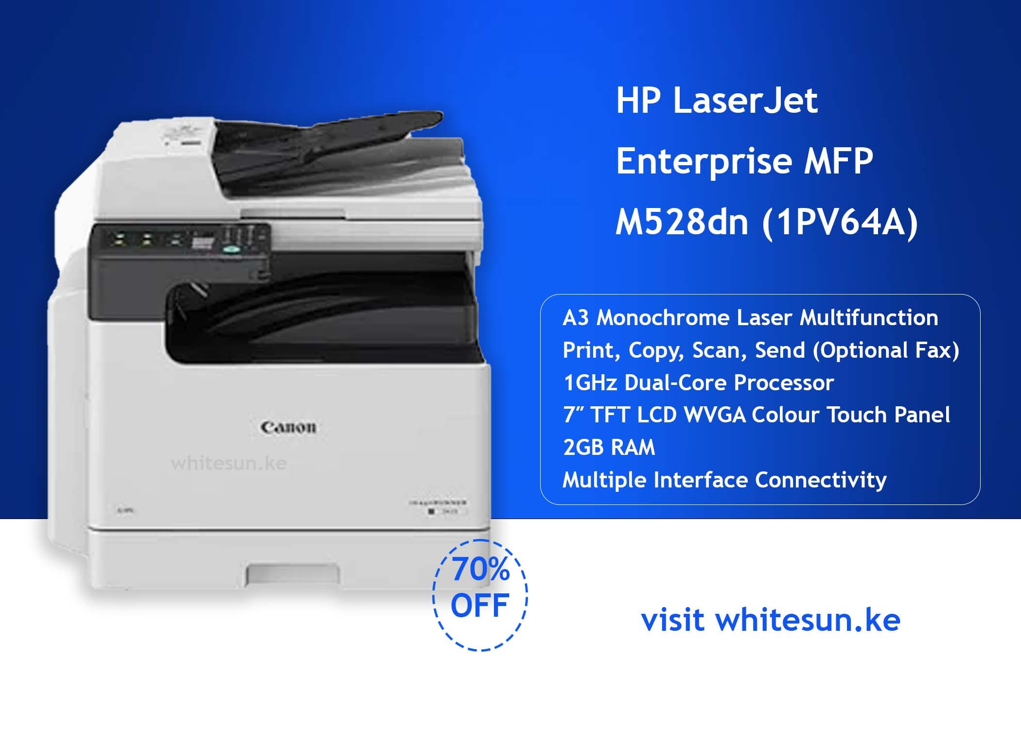 Canon ImageRunner 2425i MFP (4293C004AA) Mono (A3 Size) Thumbnail 2