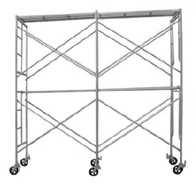 scaffolding-size18095170cm-platform-18040cm-load-capacity-200kg-thickness-1-4-complete-set-2-laddered-supports-2-sets-rods-4-castors-1-platform