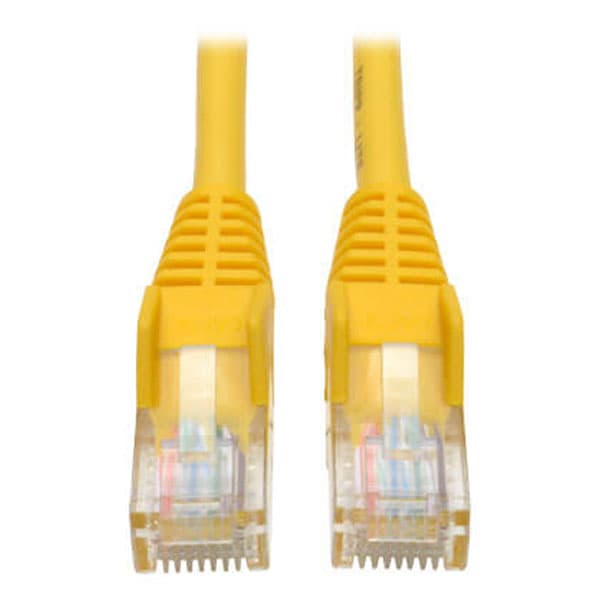 Cat5E 350Mhz Snagless Molded Patch Cable (Rj45 M/M) – Yellow, 3-Ft. Tripp-Lite