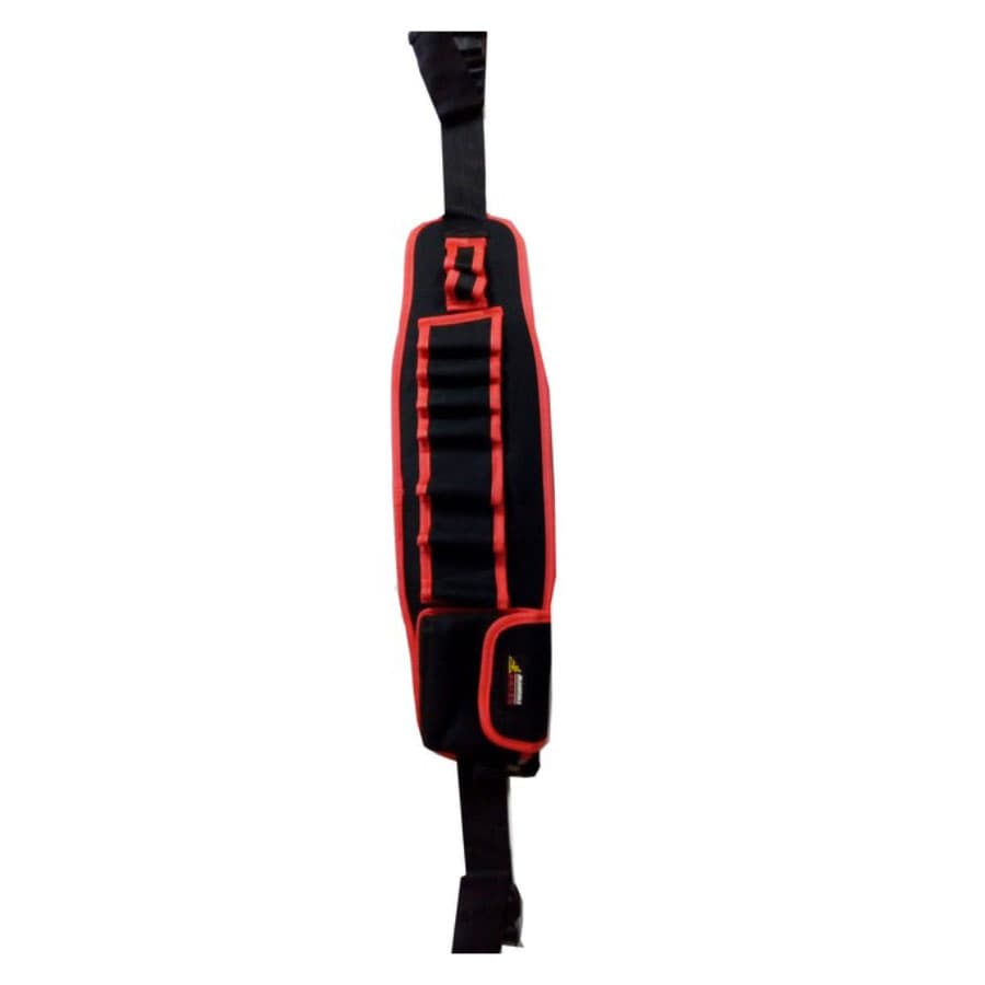 Tool Holders Black & Red Stripe Waist Belt Type, 9 Socket With One Pocket Thumbnail 2