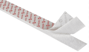 Velcro Hook (Male Side), White, 50Mm Width, Per Metre, Self Adhesive By Sticker