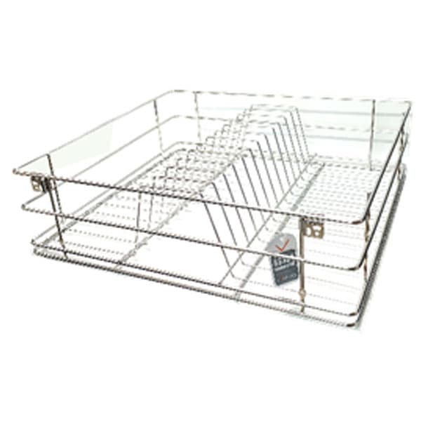 Right Angle Plate Kitchen Basket For Undermount Slide – SS304, 444x505x150mm, Ebco