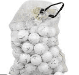 Golf 2-P Tour Ball, Bulk, White, 100Pcs/Bag